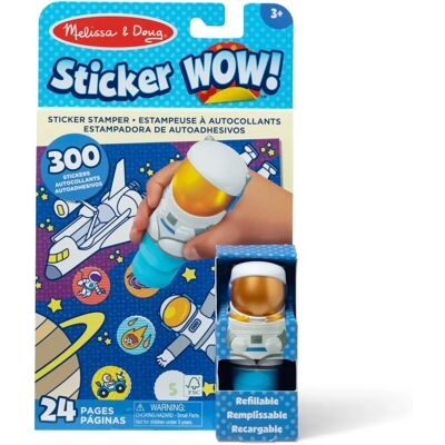 Melissa & Doug - Activity Pad and Sticker Stamper - 300 Stickers Melissa & Doug - Activity Pad and Sticker Stamper - 300 Stickers