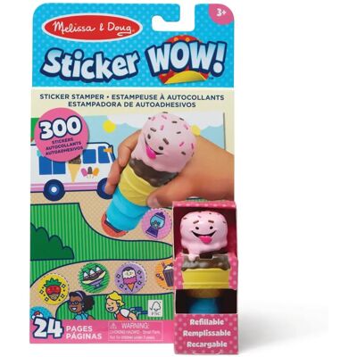Melissa & Doug Gelato Sticker WOW! Taccuino di Attività - 24 Pagine Melissa & Doug Gelato Sticker WOW! Taccuino di Attività - 24 Pagine