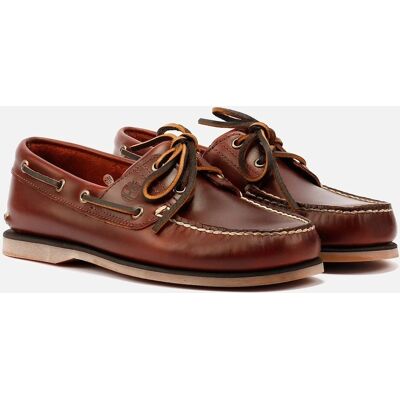 Timberland Classic 2-Augen Bootsschuh - Root-beer Glatt 25077 Timberland Classic 2-Augen Bootsschuh - Root-beer Glatt 25077