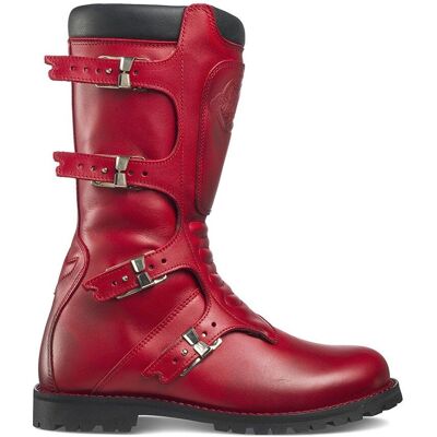 Botas de moto Stylmartin Continental - Impermeables, Rojo, 40 Botas de moto Stylmartin Continental - Impermeables, Rojo, 40