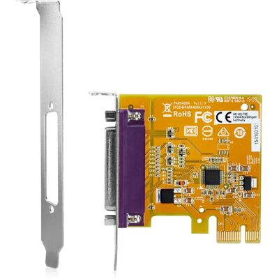 HP - PCIe x1 Parallel Port Card - DB-25 - PCIe x1 - Expansion Card HP - PCIe x1 Parallel Port Card - DB-25 - PCIe x1 - Expansion Card
