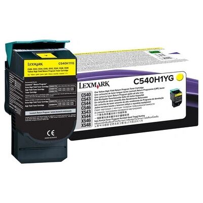 Lexmark - C540H1YG - Żółty - Toner cartridge Lexmark - C540H1YG - Żółty - Toner cartridge
