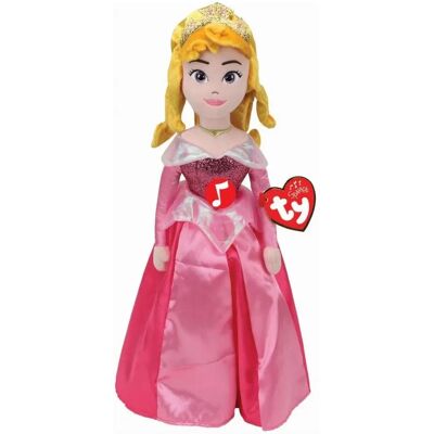 Ty UK Ltd Peluche Disney Aurora Rose avec Son - 40cm - Figurine en Peluche - La Belle au bois dormant Ty UK Ltd Peluche Disney Aurora Rose avec Son - 40cm - Figurine en Peluche - La Belle au bois dormant