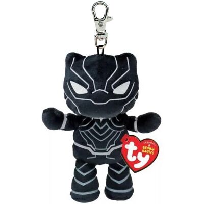 Ty Black Panther Soft Plush Keychain - Key Clip Marvel Ty Black Panther Soft Plush Keychain - Key Clip Marvel