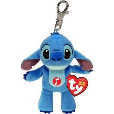 Porte-clés en peluche douce Disney Ty Stitch - Publicité Porte-clés en peluche douce Disney Ty Stitch - Publicité