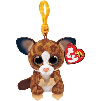 Porte-clés Peluche Singe Galago Binky de Ty - 7cm - Publicité Porte-clés Peluche Singe Galago Binky de Ty - 7cm - Publicité