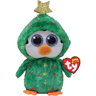 Ty Noel Zielony Pingwin Beanie Boo Święta 2022 Pluszowa Zabawka Ty Noel Zielony Pingwin Beanie Boo Święta 2022 Pluszowa Zabawka