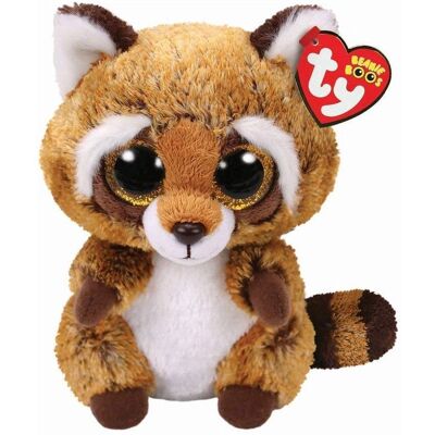 TY Beanie Boos Raton laveur Rusty - Peluche - Publicité TY Beanie Boos Raton laveur Rusty - Peluche - Publicité