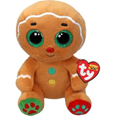Ty Nutmeg Omino di Pan di Zenzero – 15 cm Peluche Natalizia Ty Nutmeg Omino di Pan di Zenzero – 15 cm Peluche Natalizia