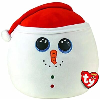 Ty Flurry Bonhomme de Neige 14” Peluche de Noël - Publicité Ty Flurry Bonhomme de Neige 14” Peluche de Noël - Publicité