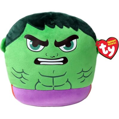 TY Hulk - Marvel - Beanie Mousseline 14" - Peluche - Publicité TY Hulk - Marvel - Beanie Mousseline 14" - Peluche - Publicité