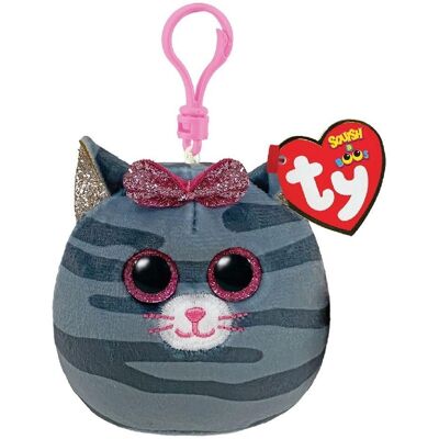 Ty Kiki Katze Squishy Beanie Clip - Schlüsselanhänger - Grau Ty Kiki Katze Squishy Beanie Clip - Schlüsselanhänger - Grau