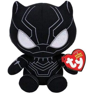 Ty Black Panther Soft Toy - Marvel - 15cm Ty Black Panther Soft Toy - Marvel - 15cm