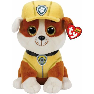 TY Rubble Bulldog - Jouet en peluche Pat'Patrouille - 15cm - Publicité TY Rubble Bulldog - Jouet en peluche Pat'Patrouille - 15cm - Publicité