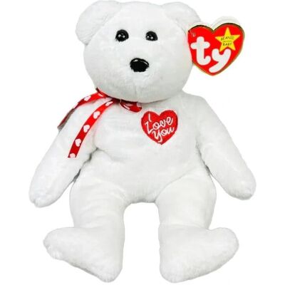 Ty Beanie Babies Scarlett 2 Jouet en Peluche Blanc - Jouet en Peluche - Publicité Ty Beanie Babies Scarlett 2 Jouet en Peluche Blanc - Jouet en Peluche - Publicité