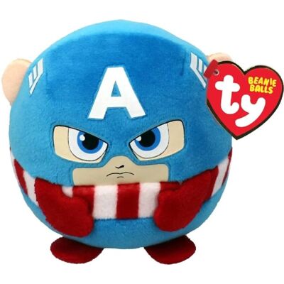 Ty Captain America Marvel Beanie Balls Soft Plush Childrens Toy - Children’s Toy Ty Captain America Marvel Beanie Balls Soft Plush Childrens Toy - Children’s Toy