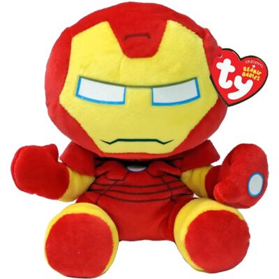 Ty Marvel Iron Man Plush Soft Toy - Soft Plush Figure - 15 cm Ty Marvel Iron Man Plush Soft Toy - Soft Plush Figure - 15 cm