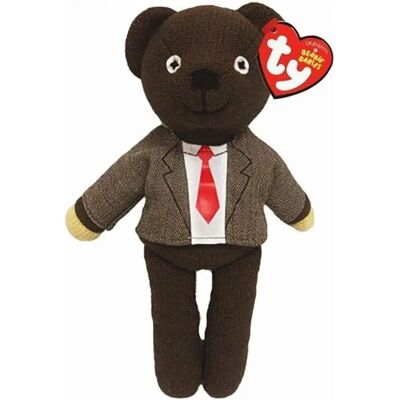 Mr. Bean 8" Ourson Beanie - Veste, Chemise, Cravate - Ourson - Publicité Mr. Bean 8" Ourson Beanie - Veste, Chemise, Cravate - Ourson - Publicité