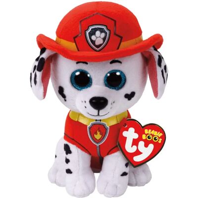 TY Marshall Rojo Blanco Negro - Peluche TY Marshall Rojo Blanco Negro - Peluche