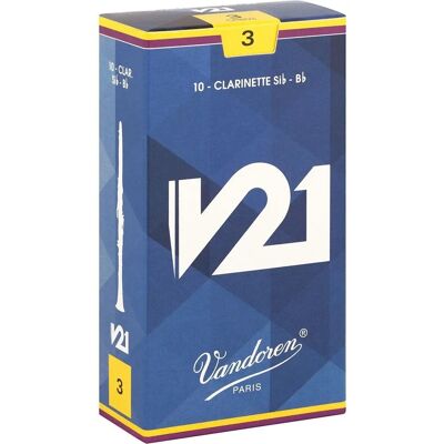 Vandoren - V21 - 2.5 - Mâchoire de clarinette - Publicité Vandoren - V21 - 2.5 - Mâchoire de clarinette - Publicité