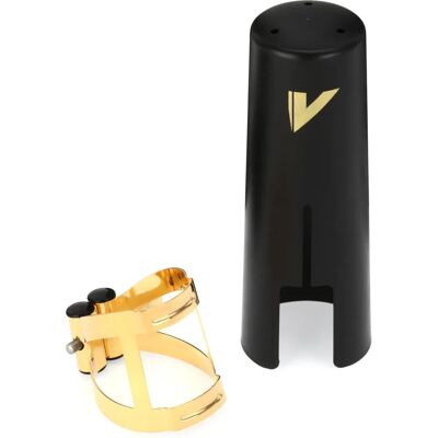 Vandoren LC590DP Finition Or - Ligature avec couvre-bec pour V16 bari sax - Publicité Vandoren LC590DP Finition Or - Ligature avec couvre-bec pour V16 bari sax - Publicité