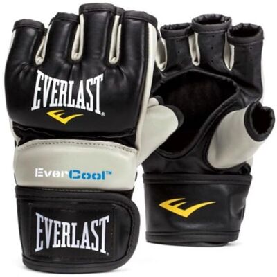 Gants d'entraînement Everlast Everstrike - Noir/Gris MMA - Publicité Gants d'entraînement Everlast Everstrike - Noir/Gris MMA - Publicité