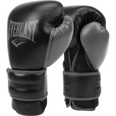 Gants d'Entraînement Everlast Powerlock 2R - Noir - 14oz Gants d'Entraînement Everlast Powerlock 2R - Noir - 14oz