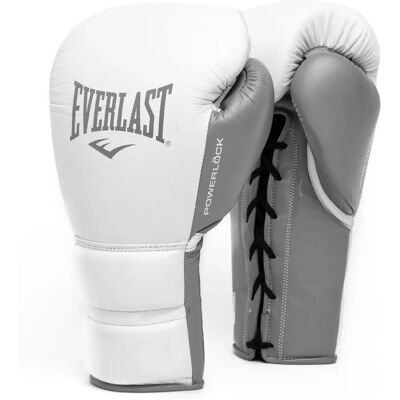 Guanti da boxe Everlast Powerlock 2 Pro Lace Bianchi - Allenamento Guanti da boxe Everlast Powerlock 2 Pro Lace Bianchi - Allenamento