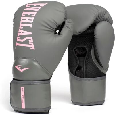 Everlast Elite 2 Guantoni da Boxe - Grigio 10 oz Everlast Elite 2 Guantoni da Boxe - Grigio 10 oz