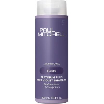 Paul Mitchell Platinum Plus Shampoo - Blondt og Gråt Hår Toning 300ml Paul Mitchell Platinum Plus Shampoo - Blondt og Gråt Hår Toning 300ml