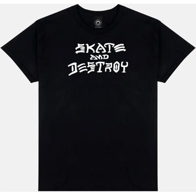 T-shirt à manches courtes Thrasher Skate & Destroy - Publicité T-shirt à manches courtes Thrasher Skate & Destroy - Publicité