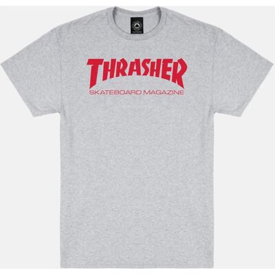 Thrasher Skate Mag Graues Unisex T-Shirt - Lässiger Stil Thrasher Skate Mag Graues Unisex T-Shirt - Lässiger Stil