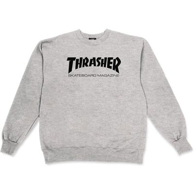 Thrasher Crewneck Gris M - Suéter - Estilo casual Thrasher Crewneck Gris M - Suéter - Estilo casual