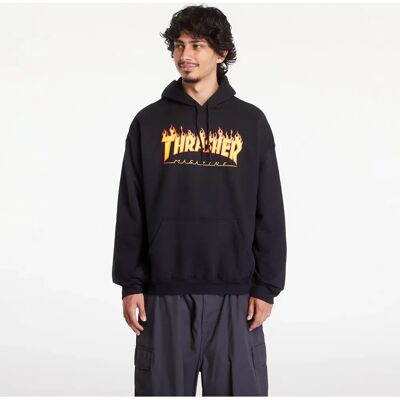 Hanorac Thrasher Flame - negru Hanorac Thrasher Flame - negru