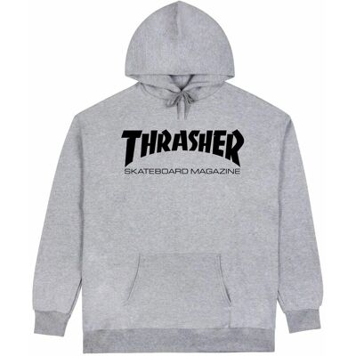 Thrasher Skate-Mag Felpa con Cappuccio (113103) - grigio Thrasher Skate-Mag Felpa con Cappuccio (113103) - grigio