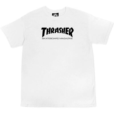 Maglietta unisex per skateboard Thrasher youth - Bianco XS Maglietta unisex per skateboard Thrasher youth - Bianco XS