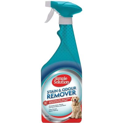 Simple Solution Huisdierenvlek- en Geurverwijderaar - 750 ml Simple Solution Huisdierenvlek- en Geurverwijderaar - 750 ml