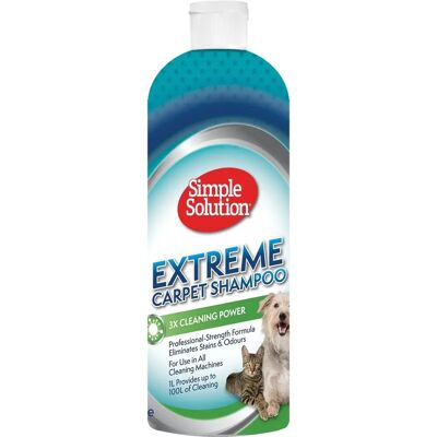 Shampooing pour tapis Extreme Simple Solution - 1L - Shampooing pour tapis - Publicité Shampooing pour tapis Extreme Simple Solution - 1L - Shampooing pour tapis - Publicité