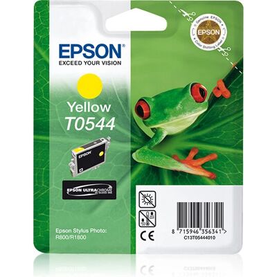 Epson T0544 jaune - Publicité Epson T0544 jaune - Publicité