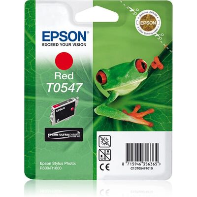 Epson T0547 Rouge - Publicité Epson T0547 Rouge - Publicité