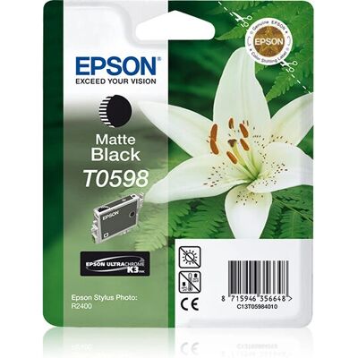 Epson T059 (C13T059840) - Mat sort - Blækpatron Epson T059 (C13T059840) - Mat sort - Blækpatron
