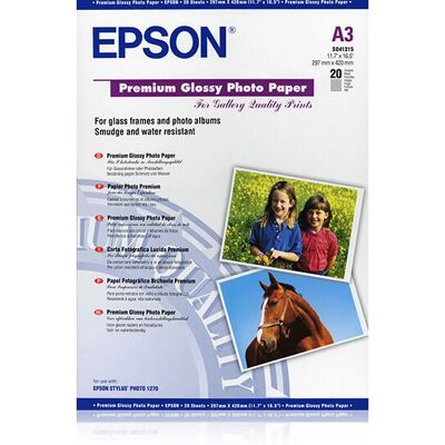 Epson Premium A3 Lesklý fotografický papír - 255 g/m² Epson Premium A3 Lesklý fotografický papír - 255 g/m²