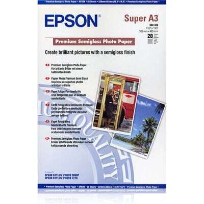 Epson Premium Papier Fotograficzny - Semi-mat A3+ 250g/m² Epson Premium Papier Fotograficzny - Semi-mat A3+ 250g/m²