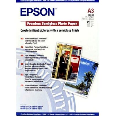 Epson Premium Semigloss Fotopapier - DIN A3, 251 g/m² Epson Premium Semigloss Fotopapier - DIN A3, 251 g/m²