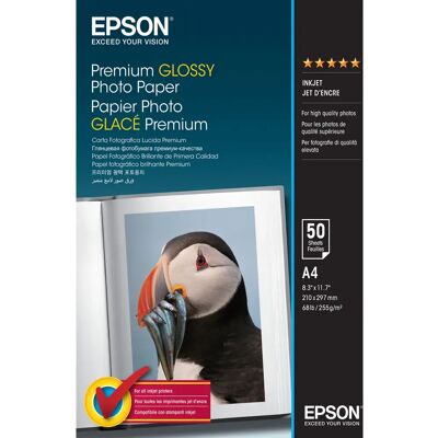 Epson Premium Lesklý fotografický papír A4 - 50 listů Epson Premium Lesklý fotografický papír A4 - 50 listů
