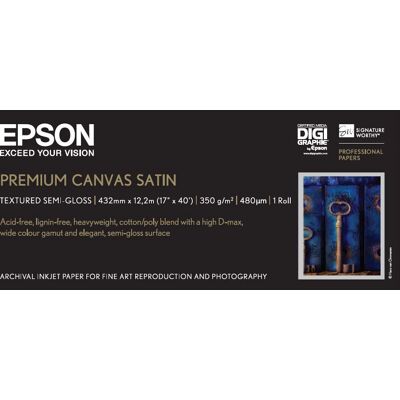 Tela Premium Epson Bianca - Tela - 17" x 12,2m Tela Premium Epson Bianca - Tela - 17" x 12,2m