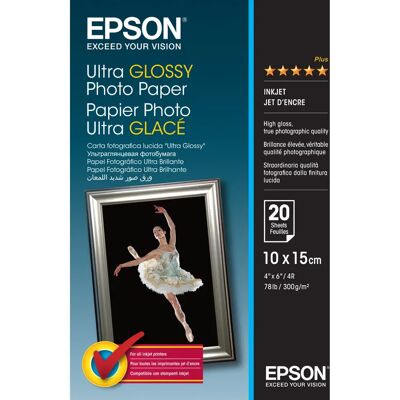 Epson Ultra Kiiltävä Valokuvapaperi - A6 Kiiltävä valokuvapaperi Epson Ultra Kiiltävä Valokuvapaperi - A6 Kiiltävä valokuvapaperi