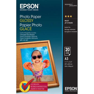 Epson Lesklý fotopapír A3 - 20 listů Epson Lesklý fotopapír A3 - 20 listů