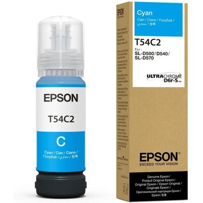 Cartouche d'encre Cyan Epson C13T54C220 - Accessoire d'imprimante - Publicité Cartouche d'encre Cyan Epson C13T54C220 - Accessoire d'imprimante - Publicité