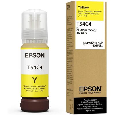 Cartouche d'Encre Jaune Epson T54C4 - Pour Epson SL-D500 - Publicité Cartouche d'Encre Jaune Epson T54C4 - Pour Epson SL-D500 - Publicité